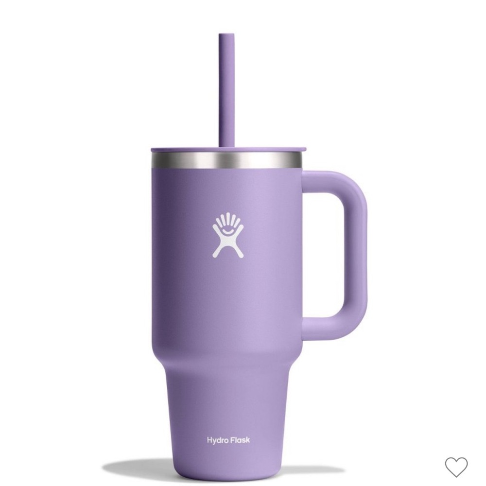 Hydro Flask 32 oz Purple Tumbler with Straw